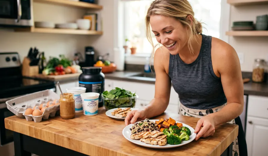 High protein meal prep for muscle gain