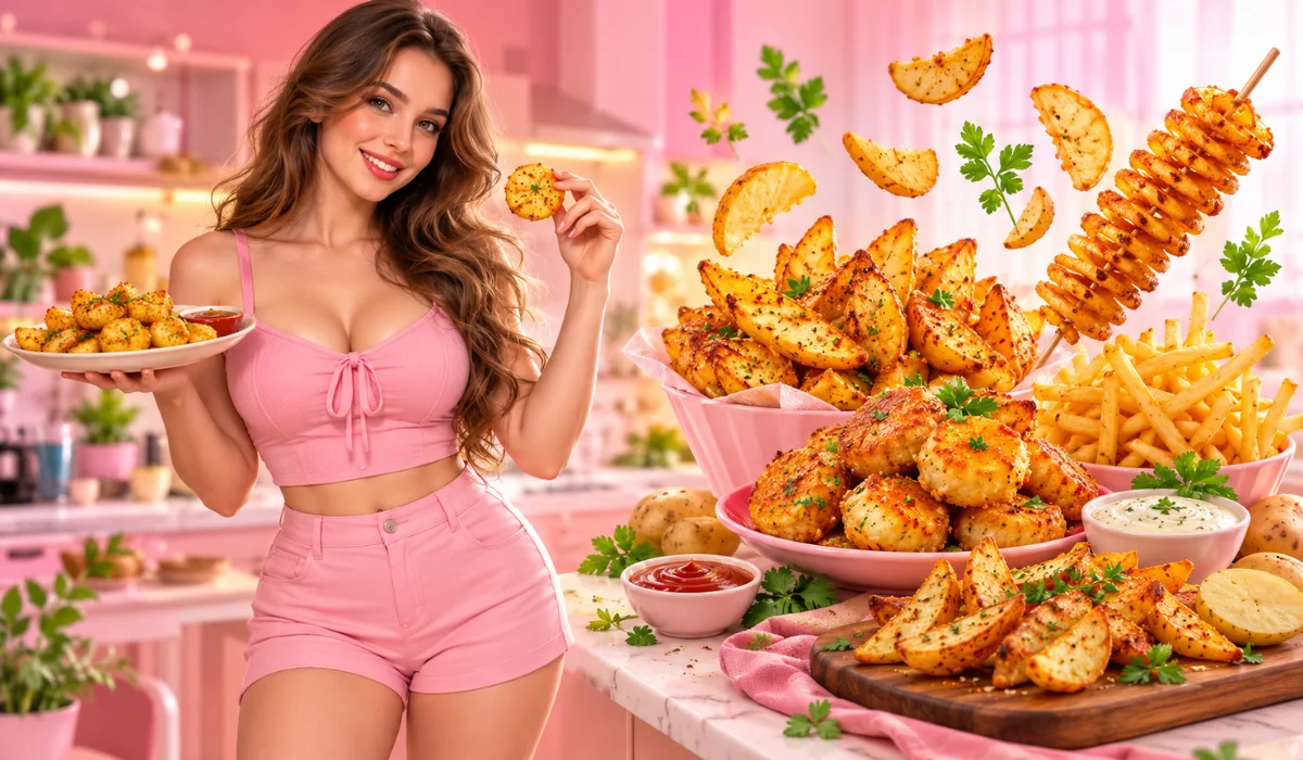 Street style crispy potato snacks at home Street style crispy potato snacks at home